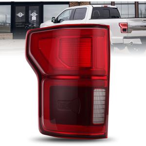 LED Tail Light Assembly For Ford F150 2018 2019 2020 With Blind Spot Rear Lamp Taillight KL3Z13405B (Left Driver Side)