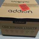 addlon 72FT(2FT Space) LED Outdoor String Lights with 36 Edison Shatterproof Bulbs, Heavy-Duty and Weatherproof Strand, Commercial Grade Patio Lights, Decorative for Patio, Black