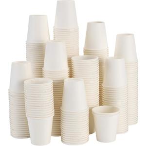 Bathroom Cups, 100 Pack 3 Oz Paper Cups 3 Oz Mouthwash Cups, Small Disposable Espresso, Durable and Convinent for Home, School, or Travel