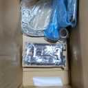 COLAMY Executive Office Ergonomic Chair with Thick Bonded Leather, 300lbs Capacity Big and Tall High Back Desk Chair with Flip-up Armrests, Adjustable Height and Tilt for Working, Study, Gaming,2PC (287-black)