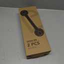 2 Pack 16 Inch Elderly Heavy Duty Shower Handle, Seniors Grab Bars for Bathtubs, Suction Cup Removable Handrails, Safety Bathroom Grip for Handicap (Light Gray)