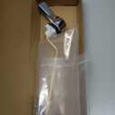 jamini Side Mount Toilet Handle Kit - Durable Brass Lever with Chrome Finish, Adjustable Arm & Stainless Steel Flapper Chain for Most Toilets