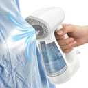 Vacuum Steamer for Clothes, Handheld Garment Steamer, 3500Pa Suction | One-Handed, No Water Stains, Adjustable Suction & Steam Modes, 20S Heat, Auto Shutoff, Delicate Fabric Safe, 110-120V