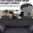 Powerty Cargo Cover for 2015-2019 Lincoln MKC, Canvas Texture Trunk Cover Retractable Privacy Screen Rear Security Shade for Lincoln MKC Accessories