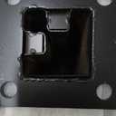 Black Glass Railing Post,304 Stainless Steel Glass Railing Post: Sturdy and Durable, Suitable for Balustrade,Stairs, Deck,Balcony and Pool (Corner Post, 39.3 inch / 100 cm)