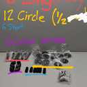 30 Pcs Black Iron Pipe Fitting Set with Threaded Hole Industrial Vintage Style, Paint Metal Pipe Nipple/Malleable Iron Floor Flange Elbow Tees Combo for DIY Furniture Shelving(1/2 Inch)