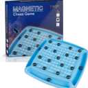 Magnet Chess Game,Board for Kids 8-12 yrs,dults and Family, Strategy Magnet Chess Board Table Games Set. (36 Chess Pieces)