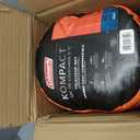 Coleman Kompact 20F/30F/40F Sleeping Bag, Cool-Weather Adult Sleeping Bag with Heat Retention, Stuff Sack, & Snag-Free Zipper, Great for Camping, Sleepovers, Guests & More, Large