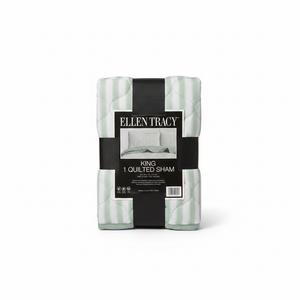 Standard 1 Quilted Sham 20x36 100%Polyester Green