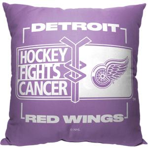 Northwest Pillow (18 x 18-Inch, Hockey Fights Cancer)