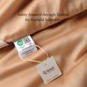 CUDDLE DREAMS Silk Comforter with Tencel™ Lyocell Cover, Natural, Breathable, Cooling, Lightweight for Summer (Bronze, Queen), Queen, 88 in X 88 in