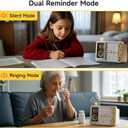 Visual Timer for Kids Adults, ADHD Timer with Planning Board for Schedules, Task Timer Toddler Visual Timer Silent Time Timer for Home Classroom