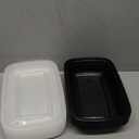 VINGVO Disposable Food Containers, Disposable Meal Prep Containers Healthy Food Take Out Boxes with Lids for Party Sandwiches 15 pcs