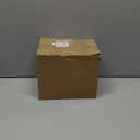 Wood & Plastic Christmas Sculpture Set, 9pcs, Including 4 LED Lighted Houses and 5 Frosted Trees for Tabletop Mantel Dcor