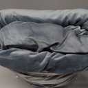 H.VERSAILTEX Real Velvet Plush 3 Piece Stretch Sofa Covers Couch Covers for 2 Cushion Couch Sofa Slipcovers Width Up to 90 Inch Feature Thick Soft Stay in Place (Large Sofa, Stone Blue)