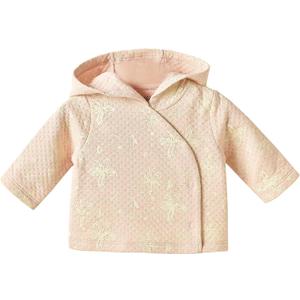 Baby Girl Jacket 0-12M, 100% Cotton Lightweight Comfortable Infant Jacket for Spring, Fall and Cool Summer Evenings