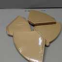 Niveaya 200 Count Coffee Filters #4, Unbleached Natural Brown Coffee Filters 8-12Cup, Disposable Cone Paper Fliters for Pour Over and Drip Coffee Maker