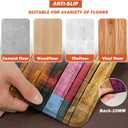 Kitchen Mats for Floor Colorful kitchen rugs Cool Wooden Abstract Anti Fatigue Kitchen Mats Waterproof Floor Mats Cushioned Non-Skid Standing Mats for Laundry, Sink, Set of 2,17.3 x 28+17.3 x 47 Inch