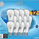 GE Daylight LED 60W Equivalent General Purpose A19 Light Bulbs (12 Pack)