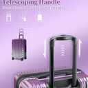 Luggage Set, 20 Inch Carry on Luggage, 28 Inch Checked Luggage Lightweight Hardside Suitcase With Spinner Wheels, TSA Lock, 2-Piece Set 20/28 Inch