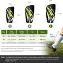 Soccer Shin Guards for Youth Kids Toddler - Soccer Shin Pads for Teens & Men, Protective Football Gear for 3-16 Years Boys Girls & Adult, World Cup Lightweight Soccer Equipment
