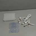 MSTJRY Charging Station for Multiple Devices : 5 Port Multi USB-A Charger Stations Multi-Device Organizer Charging Dock Designed for iPhone iPad Cell Phone Tablets (7 Short Cables Included) (White)