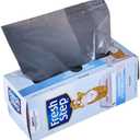 Fresh Step Drawstring Cat Litter Box Liners, Unscented - Kitty Litter Bags for Rectangle or Oval Large Litterboxes, Size Large, 30" x 17" - 7, Count 2 Set