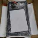 YINMIT Countertop Shelf Organizer,Coffee Bar Accessories,Spice Rack,Coffee Counter Shelf,2 Tier Coffee Organizer Station for Mugs,Cups,Cream,Syrup(Rustic Brown, Medium)