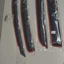 Lightronic Extra Durable Clip-on in-Channel Auto Vent Window Visors, Fits 2002-2008 Dodge Ram 1500, 2003-2009 Ram 2500 & 3500, Quad Cab, UV-Protect Rain Guards, Original Wind Deflector, Smoke, 4-Pcs