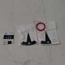 Emblem Accessories for Tesla Model 3 Logo Sticker 2017-2024 Model 3 Decals(3PCS) (3-Matte Black)