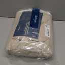 Bedsure 100% Washed Cotton Duvet Cover Oversized Queen - Oatmeal Minimalist Cotton Duvet Cover Linen Like for All Seasons - GentleSoft Plain Simple Bedding,Oatmeal, Oversized Queen, 98"x98"