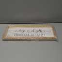 Comurdyo Love Theme Always Kiss Me Goodnight Sign 16"6" Romantic Couple Small Wood Frame for Framed Modern Farmhouse Master Bedroom Above bed Plaque Horizontal Wall Art Decor (Black)