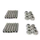 LS Header Stud Kit Bolts Stainless Steel Fit for LSX LS2 LS3 LS6 LS7 4.8 5.3 6.0 6.2LLS Header Studs,Ls Exhaust StudsLs Exhaust Stud Bolts