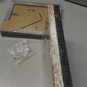 5x7 Picture Frame Set of 4, Made of Real Glass and Multicolour Wooden Frame, 5 by 7 Photo for Wall or Tabletop - Display Picture 4x6 with Mat or 5x7 Without Mat