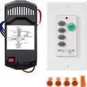 GREENBELL Ceiling Fan Remote Control Kit, Universal Ceiling Fan Remote Control UC9050T, UC9050T Ceiling Fan Wall Remote Control Compatible with Hampton Bay Harbor Breeze Hunter