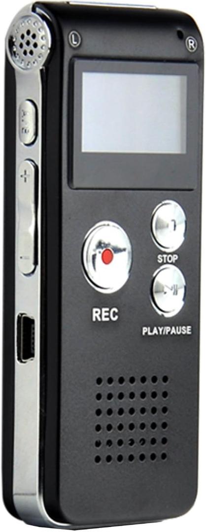 Multifunctional Rechargeable 8G 8GB 650HR Digital Audio Voice Recorder Dictaphone MP3 Player FM (12)