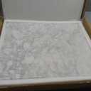 Large Italian Carrara White Marble Cutting Board for Kitchen 16x20 Inch - Stone Granite Cutting BoardMulti-Functional Marble Pastry Board for Cheese, Charcuterie - Wedding Gift, Housewarming