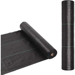 TUFFIOM Weed Barrier 4 x 300 FT Garden Landscape Fabric, Ground Cover with UV Resistance, 125gsm/3.7OZ Heavy Duty Material for Superior Weed Control, Perfect for Greenhouse, Yard, Flower Bed, Garden