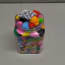 Iooleem Multi-Color Pom Poms, 1200pcs Assorted Size & Color, Pom Poms for Arts and Crafts, Pom Pom Balls with Wiggle Eyes in jar, Glitter Pom Poms, Craft Supplies.