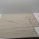 NICETOWN Natural, 2 Panels, 50"L x 30"W, Farmhouse Thick Window Curtains