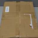 Adjustable Clother Display Stand 61"-75", Metal Clothing Display Rack Freestanding, Single Arm Clothes Rack, White Costumer Stand Fit for Coat and T-shirt Hanging in Shops, Retail Stores, Home