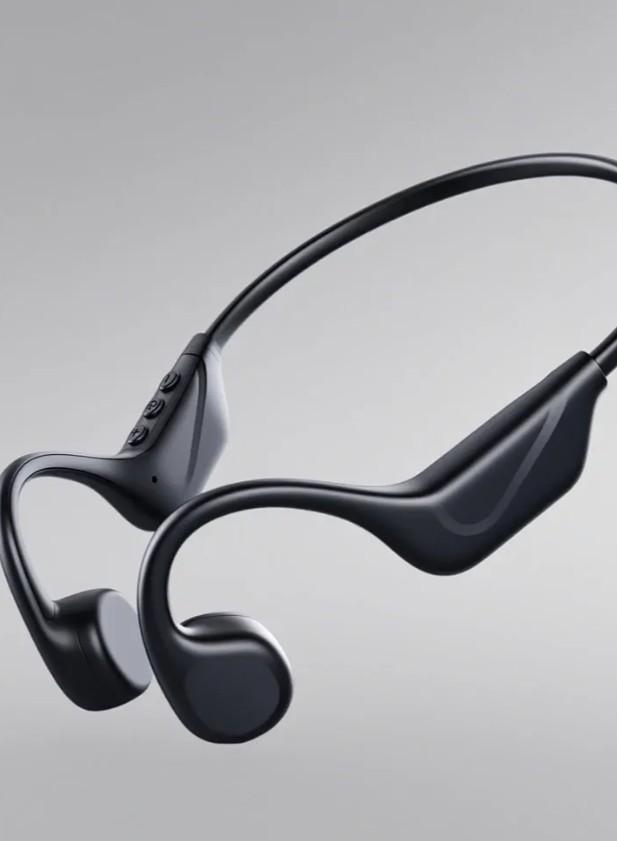 ShareHag Open Ear Bone Conduction Headphones, Lightweight Sports Headset with Mic, 10 Hours Battery Life, Design for Safe Running & Outdoor Workouts