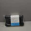 White Classic Luxury Black Hand Towels - Soft 100% Turkish Cotton | Highly Absorbent Hotel spa Bathroom Towel Collection | 16x30 Inch | Set of 6