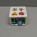 LiKee Shape Sorter Toys for 1+ Years Old, 10pcs Montessori Baby Blocks, Sensory Toddler Learning Toy for Fine Motor Skills, Infant Developmental Toys Gift for Boys Girls Ages 18+ Months