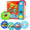 Memory Matching Game Memory Game for Toddlers 24 years Transportation Theme Memory Games for Kids Ages 48 and Up, Memory Matching Games for Toddlers 35,Non Toxic Preschool Educational