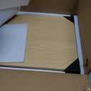 3 Tier Rolling Kitchen Cart with Wood Tabletop, Kitchen Island Carts with Wheels & Slider Shelf, Microwave Cart on Wheels, Coffee Cart with Hooks, 35.4" L*18.1" W*31.9" HWood+Chrome