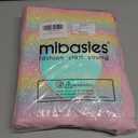 mibasies Dance Bag for Girls Duffle Bag Kids Overnight Travel Sleepover Bags with Shoes Compartment Large, Pink Blue