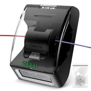 SUNLU Filament Connector, Fast Heater Filament Connector for 3D Printer Filament 1.75mm, Up to 240°C, Pack with 200PCS PTFE Sleeve, Compatible with PLA, PETG, TPU, ABS, PA, Nylon