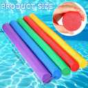 Frienda 20 Pcs Solid Pool Noodles 1.57 x 35.83 Inch Craft Foam DIY Craft Foam Swimming Pool Noodles Round Tube for Kids Floating Craft Projects, Medium