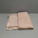 100% Blackout Shield Linen Blackout Curtains for Bedroom 102 Inches Long, Back Tab/Rod Pocket Living Room Drapes, Thermal Insulated Blackout Curtains 2 Panels Set, 50" W x 102" L, Blush Pink